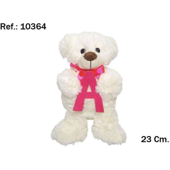 PELUCHE OSITO LETRA A 23CM. image 1