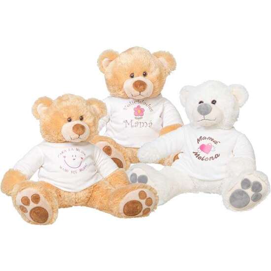 PELUCHE OSO CAMISETA MAMA 62 CM - MODELOS SURTIDOS image 0