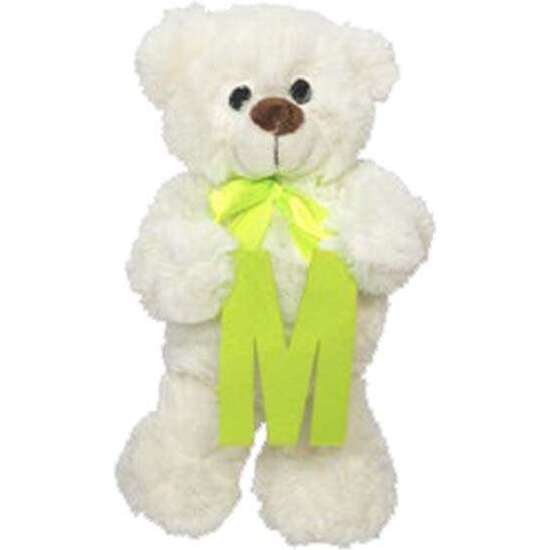 PELUCHE OSITO LETRA M 23CM. image 0