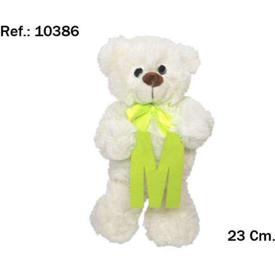 PELUCHE OSITO LETRA M 23CM. image 1