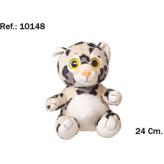 PELUCHE LEOPARDO OJOS 24 CM image 1