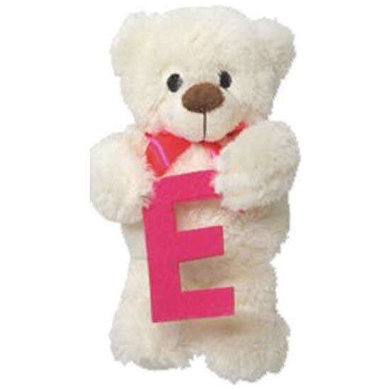 PELUCHE OSITO LETRA E 23CM. image 2