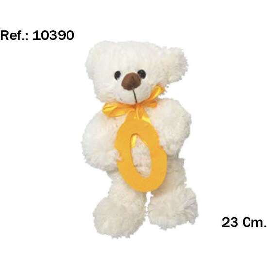 PELUCHE OSITO LETRA O 23CM. image 1