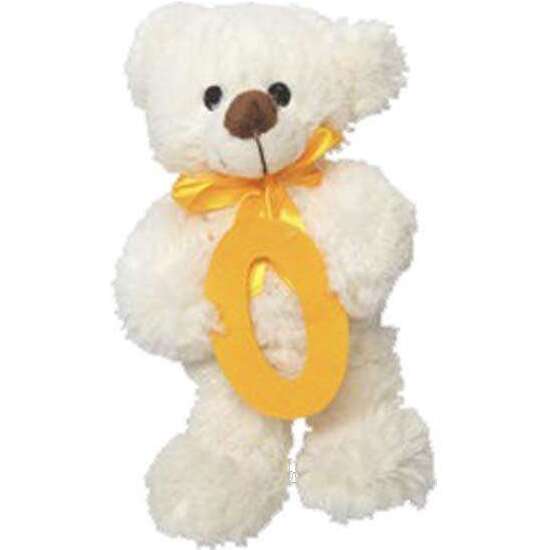 PELUCHE OSITO LETRA O 23CM. image 2