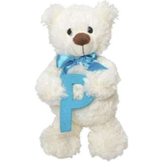 PELUCHE OSITO LETRA P 23CM. image 2