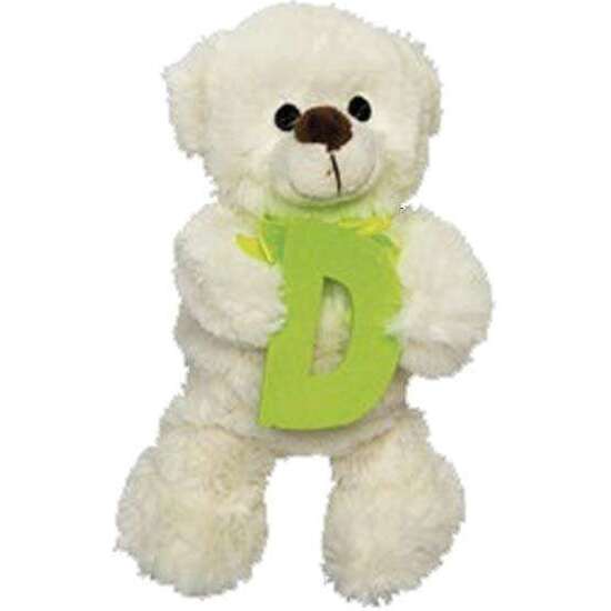 PELUCHE OSITO LETRA D 23CM. image 0