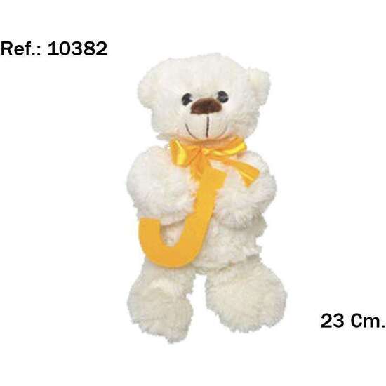 PELUCHE OSITO LETRA J 23CM. image 1