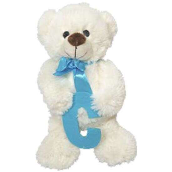 PELUCHE OSITO LETRA C 23CM. image 0