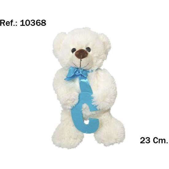 PELUCHE OSITO LETRA C 23CM. image 1