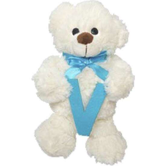 PELUCHE OSITO LETRA V 23CM. image 0