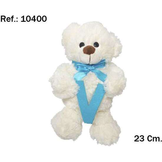 PELUCHE OSITO LETRA V 23CM. image 1