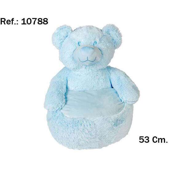 PELUCHE OSO AZUL SENTADO 53 CM image 1