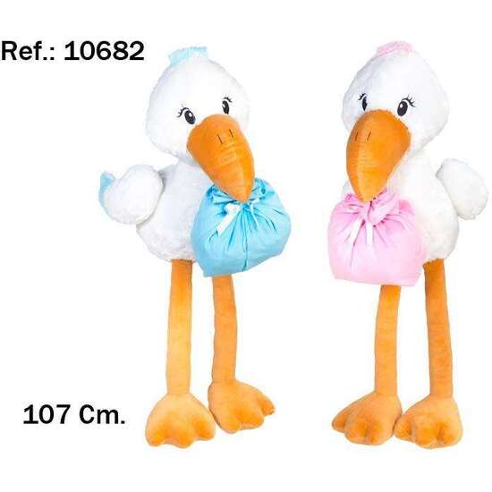 PELUCHE CIGÜEÑA GIGANTE 107 CM - MODELOS SURTIDOS image 1