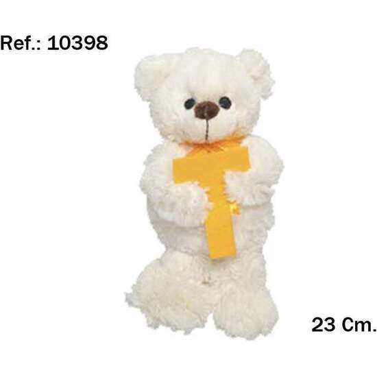 PELUCHE OSITO LETRA T 23CM. image 1