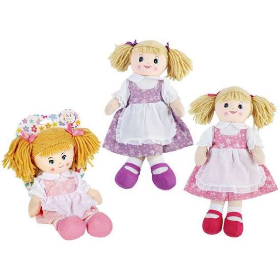PELUCHE MUÑECAS ROSA CAMPERAS 50 CM. - MODELOS SURTIDOS image 3