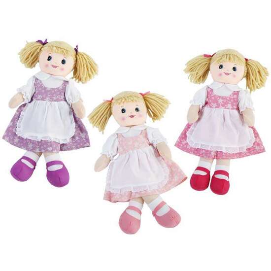 PELUCHE MUÑECAS ROSA CAMPERAS 50 CM. - MODELOS SURTIDOS image 4