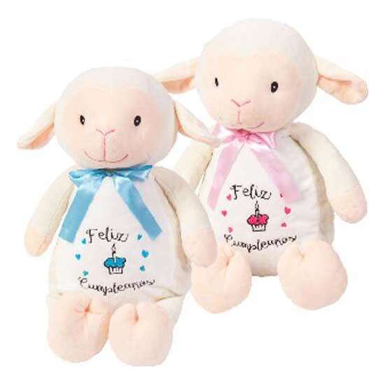 PELUCHE OVEJITA BORDADA FELIZ CUMPLEAÑOS 32 CM - MODELOS SURTIDOS image 0