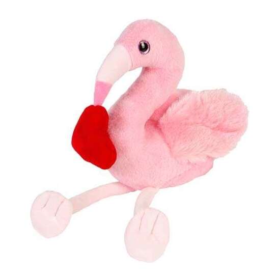 PELUCHE FLAMENCO CON CORAZÓN 43 CM. image 0