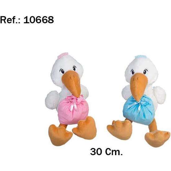 PELUCHE CIGÜEÑA 30 CM - MODELOS SURTIDOS image 1