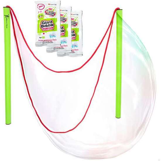 KIT POMPAS GIGANTES CON 3 SOBRES DE JABON image 0