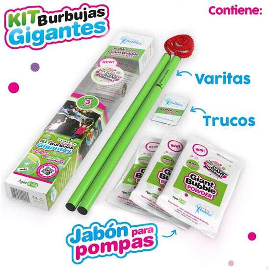 KIT POMPAS GIGANTES CON 3 SOBRES DE JABON image 5