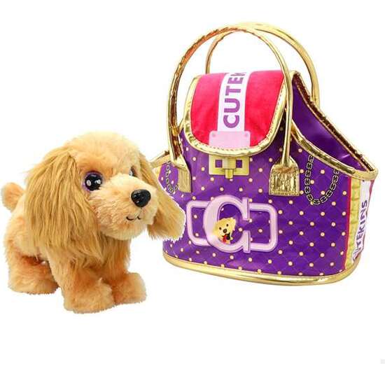 PELUCHE CUTEKINS PERRITO CON BOLSO DE DISEÑO image 0