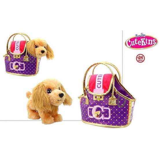 PELUCHE CUTEKINS PERRITO CON BOLSO DE DISEÑO image 2