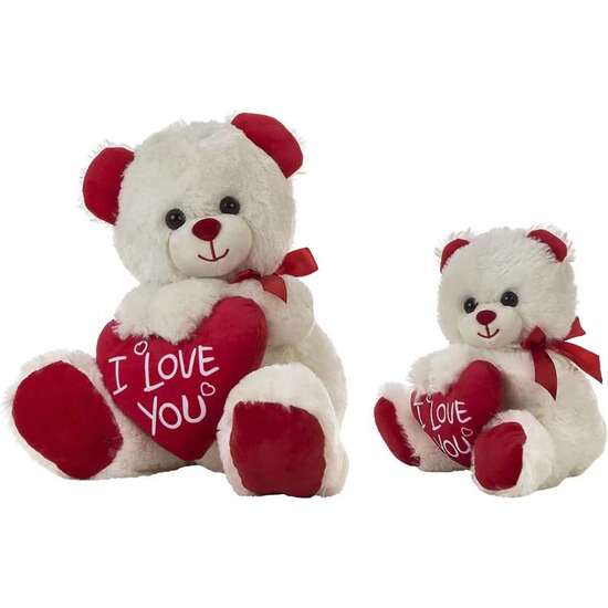 PELUCHE OSO LAT CORAZÓN 28 CM image 0