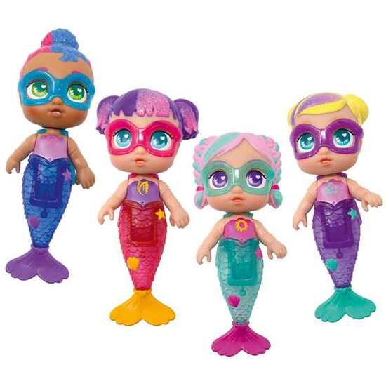 MUÑECA BEBÉ SUPER CUTE MINI SIRENAS CUTIES 12 CM - MODELOS SURTIDOS image 1