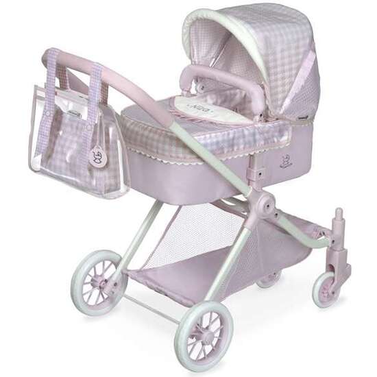 COCHE MUÑECA 3 X 1 XL NIZA 45X80X81 CM CON BOLSO Y ALMOHADA. image 0