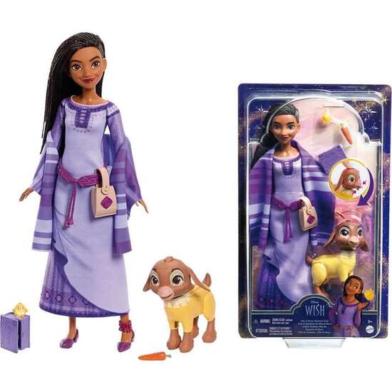 MUÑECA PRINCESA DISNEY WISH ASHA CON ACCESORIOS image 1