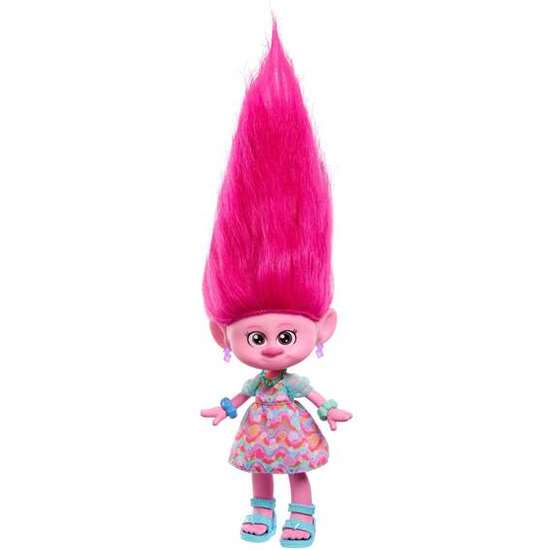 MUÑECA TROLLS POPPY CON ACCESORIOS ¡SU PELO SE CONVIERTE EN CAPA! 30 CM image 2