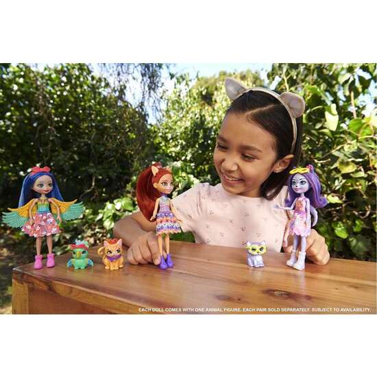 MUÑECA ENCHANTIMALS CITY HADLEY HUSKY DOG & SLEEDER 15 CM image 1