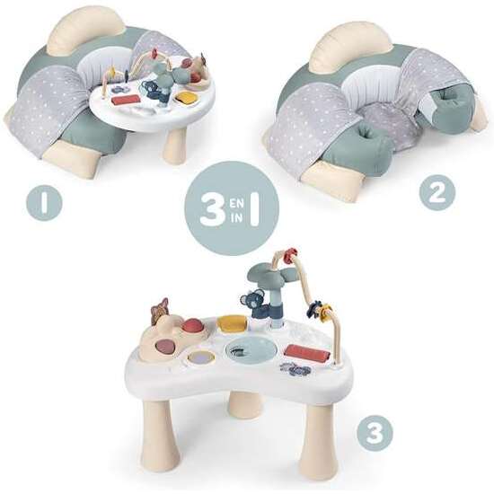 ASIENTO PARA BEBE LITTLE SMOBY CON MESA DE ACTIVIDADES 70X66X41CM image 3