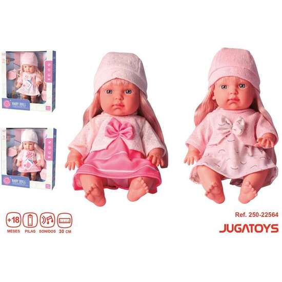 MUÑECA BABY DOLL CON SONIDOS 30CM - MODELOS SURTIDOS image 1