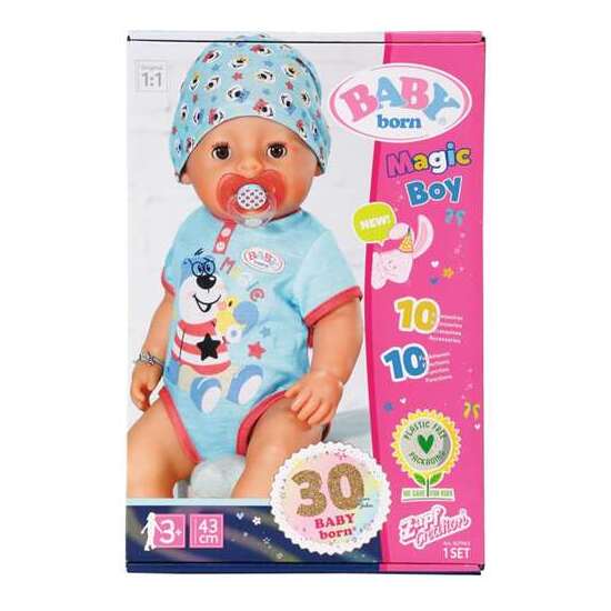 MUÑECO BABY BORN ARTICULADO NIÑO CON ACCESORIOS 43 CM - MODELOS SURTIDOS image 1