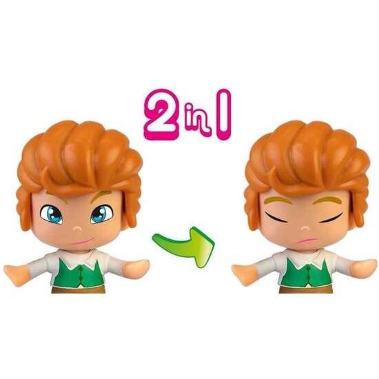 FIGURAS PINYPON PINY SET AMIGOS CON 4 UNIDADES, INCLUYE ACCESORIOS PARA DECORARLOS image 2