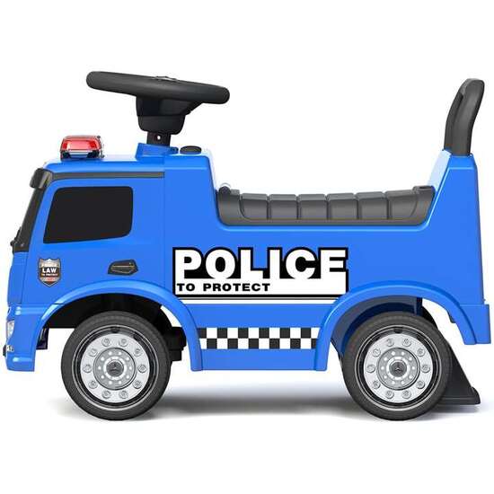 RUNRUNTOYS CORREPASILLOS CAMIÓN MERCEDES POLICE 62.5 X28.5 X 45CM image 3