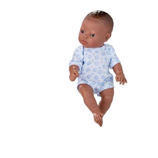 MUÑECA NEWBORN 30 CM NIÑO AFRICANO CON ROPA REF: 17079-18 30 image 0