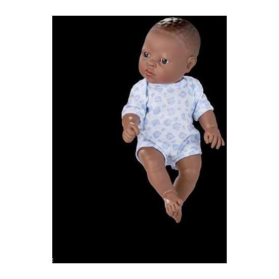 MUÑECA NEWBORN 30 CM NIÑO AFRICANO CON ROPA REF: 17079-18 30 image 1