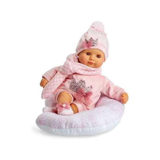 MUÑECA BEBE LLORONA BABY SHOES NIÑA 34CM. AL PULSAR LA BARRIGA LLORA Y DICE MAMÁ Y PAPÁ image 0