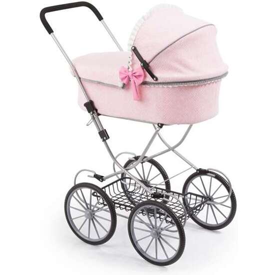 COCHE MUÑECAS DOLLS PRAM ROSA 89X70X42 CM image 2