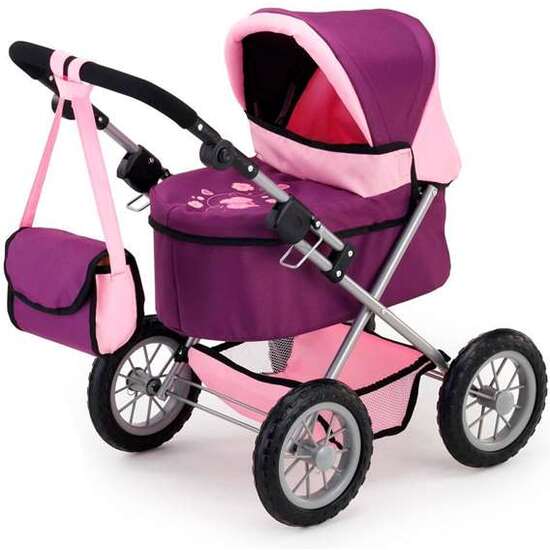 COCHE MUÑECAS TRENDY ROYAL MORADO 67X67X41 CM image 0