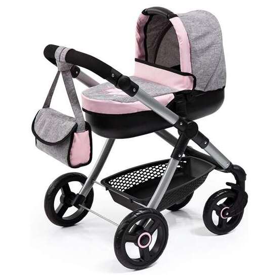 COCHE MUÑECAS STULE PRAM GRIS 68X63X40 CM image 1