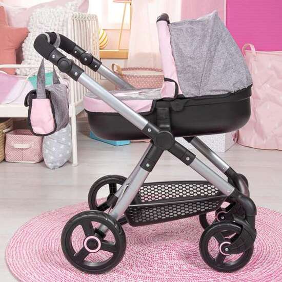 COCHE MUÑECAS STULE PRAM GRIS 68X63X40 CM image 2