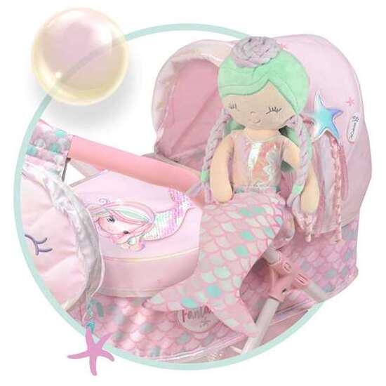 MUÑECA OCEAN FANTASY CON CUERPO BLANDO. ESTUCHE CONVERTIBLE EN CUNA 36CM image 1