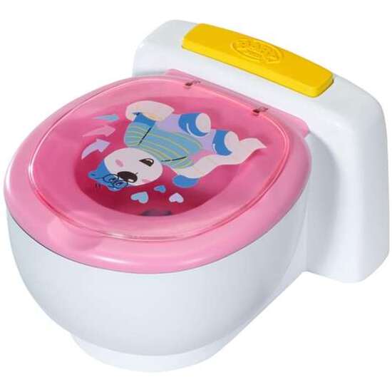 ORINAL BABY BORN BAÑO POO POO CON SONIDO Y PURPURINA 43CM image 0