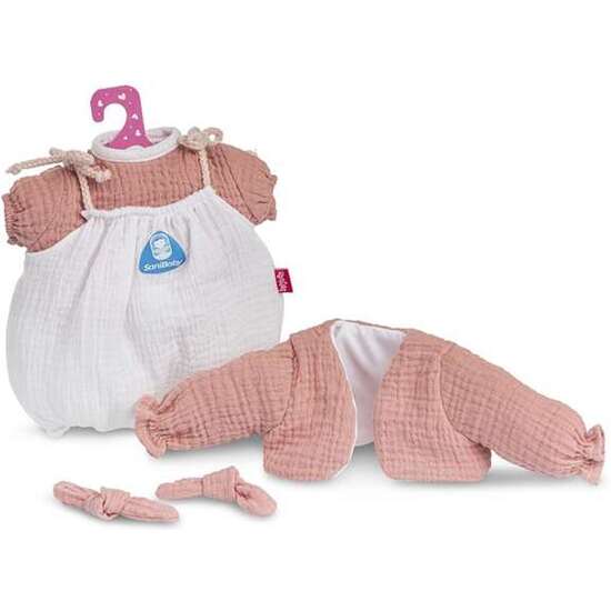 ROPA SANIBABY ANTIBACTERIAS 40 CM MODELO ROSA EMPOLVADO image 0