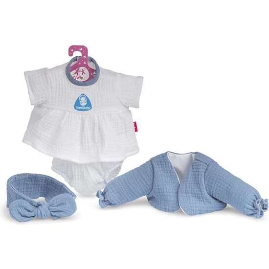 ROPA SANIBABY ANTIBACTERIAS 40 CM MODELO AZUL image 0