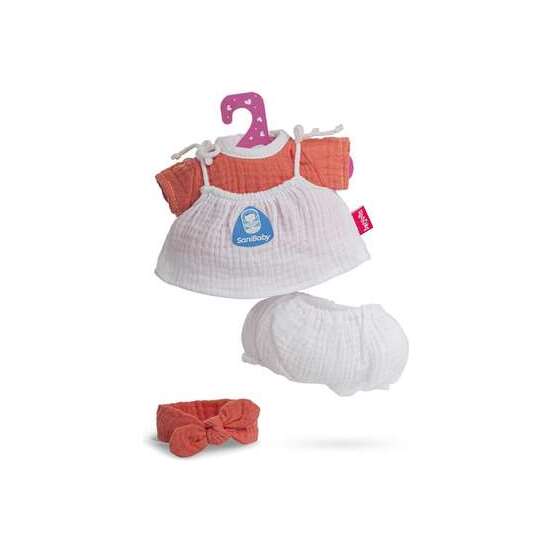 ROPA SANIBABY ANTIBACTERIAS 28 CM MODELO CORAL image 0